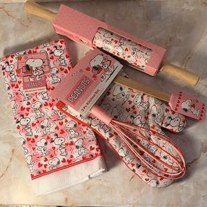 Peanuts: Valentines theme kitchen bundle set